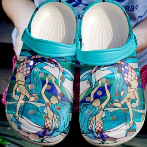 Mermaid Sisters Sku 1573 Crocs Crocband Clog Comfortable For Mens Womens Classic Clog Water Shoes