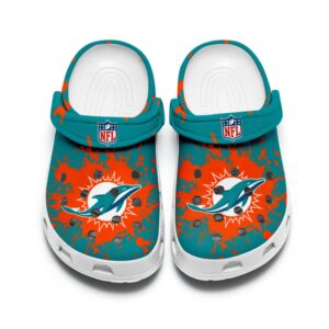 Miami Dolphins Crocs Custom 171001Cr Crocs Clog Shoes Crocband Clog Comfortable For Mens And Womens