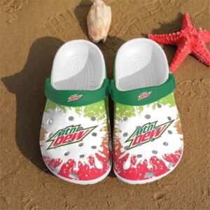 Mountain Dew Crocband Clog Comfortable For Mens And Womens Classic Clog Water Shoes Mountain Dew Lovers Crocs V1