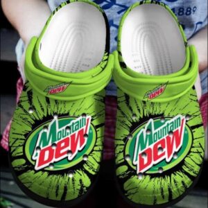 Moutain Dew Crocs Clog Clog Shoes