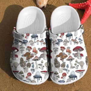 Mushroom Pattern Shoe Charms Gift For Lovers Her Birthday Gifts Crocs Clog Clog Shoes