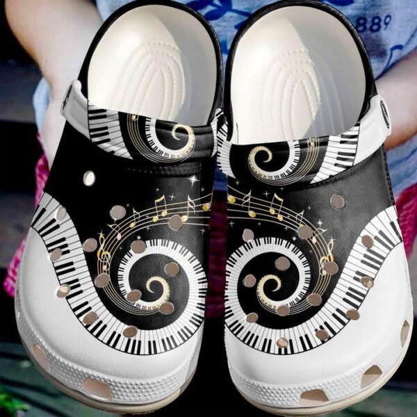 Music Lovers Sku 1595 Crocs Clog Clog Shoes