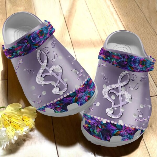 Music Personalize Clog Custom Crocs Fashionstyle Comfortable For Women Men Kid Print 3D Music Lover 234