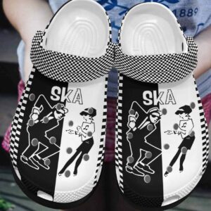 Music Personalized Clog Custom Crocs Comfortablefashion Style Comfortable For Women Men Kid Print 3D Ska