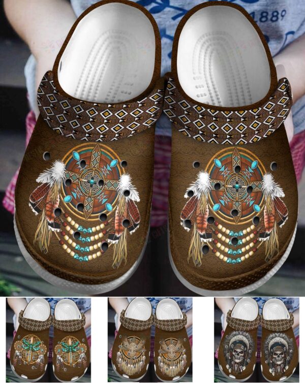 Native American Crocs Clog Classic Clog Native American 4 Versions Shoes