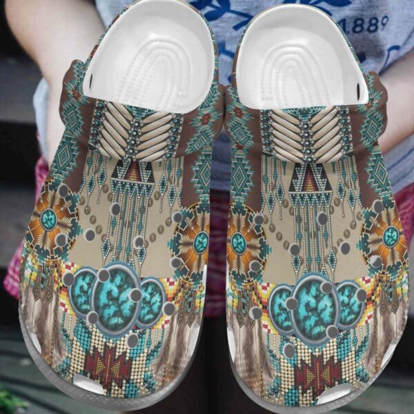 Native American Personalized Clog Custom Crocs Comfortablefashion Style Comfortable For Women Men Kid Print 3D