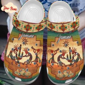 Native American Personalized Clog Custom Crocs Comfortablefashion Style Comfortable For Women Men Kid Print 3D I Am Native American