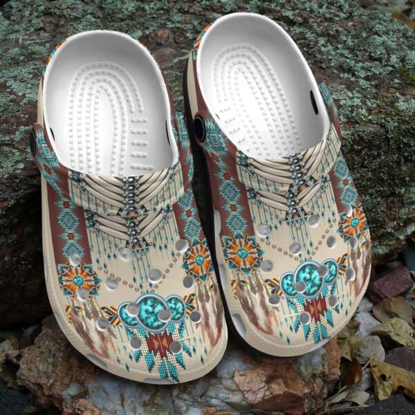 Native American Personalized Clog Custom Crocs Comfortablefashion Style Comfortable For Women Men Kid Print 3D Pattern