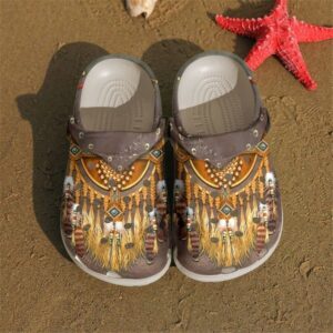 Native American Sku 1613 Crocs Clog Clog Shoes