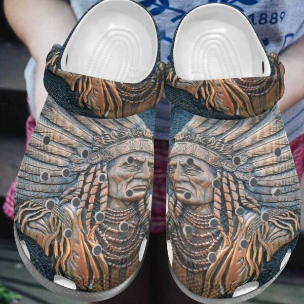 Native Personalized Clog Custom Crocs Comfortablefashion Style Comfortable For Women Men Kid Print 3D Native Man