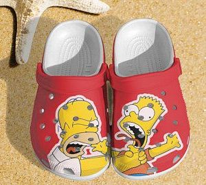 New The Simpson Crocs Clog Shoes Crocband Clog Comfortable For Mens And Womens
