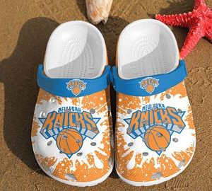 New York Knicks Crocs Crocband Clog Clog Comfortable For Mens And Womens Classic Clog Water Shoes