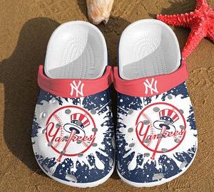 New York Yankees Crocband Clog Clog Comfortable For Mens And Womens Classic Clog Water Shoes New York Yankees Crocs