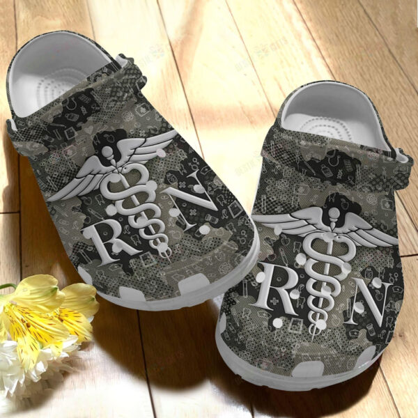 Nurse Crocs Clog Classic Clog Whitesole Proud To Be A Nurse Shoes