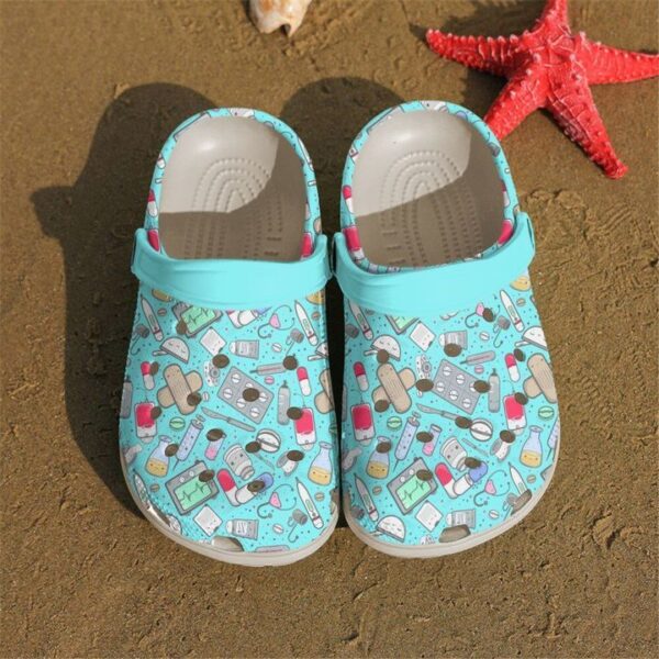 Nurse Cute Sku 1622 Crocs Crocband Clog Comfortable For Mens Womens Classic Clog Water Shoes