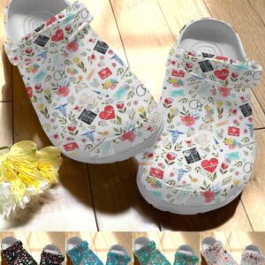 Nurse Dog Crocs Clog Classic Clog Love To Care 5 Colors Shoes