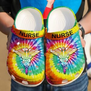 Nurse Hippie Sku 1667 Crocs Crocband Clog Comfortable For Mens Womens Classic Clog Water Shoes