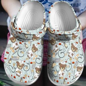 Nurse Nursing Life Sku 1691 Crocs Clog Clog Shoes