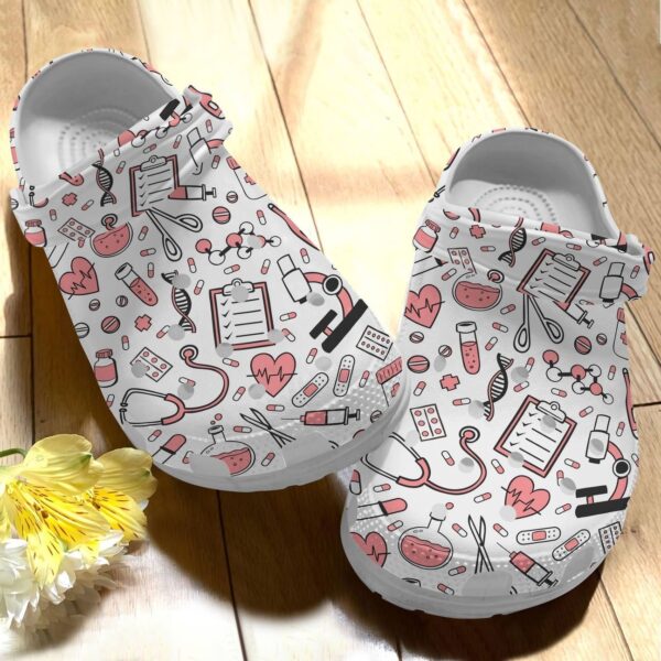 Nurse Personalize Clog Custom Crocs Fashionstyle Comfortable For Women Men Kid Print 3D Nursing Kit