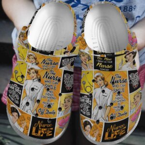 Nurse Personalize Clog Custom Crocs Fashionstyle Comfortable For Women Men Kid Print 3D Off Duty