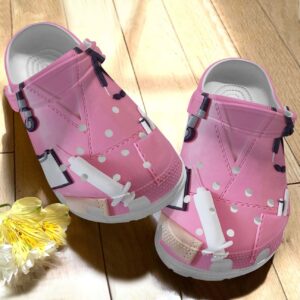 Nurse Personalize Clog Custom Crocs Fashionstyle Comfortable For Women Men Kid Print 3D Pink Uniform