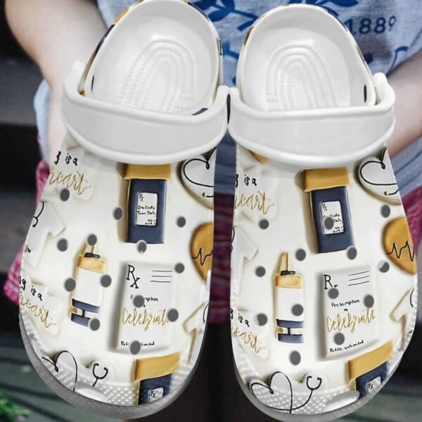 Nurse Personalized Clog Custom Crocs Comfortablefashion Style Comfortable For Women Men Kid Print 3D 3D Nurse Cakes