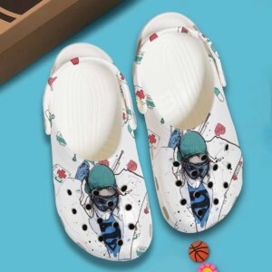 Nurse Personalized Clog Custom Crocs Comfortablefashion Style Comfortable For Women Men Kid Print 3D Angles Without Wings