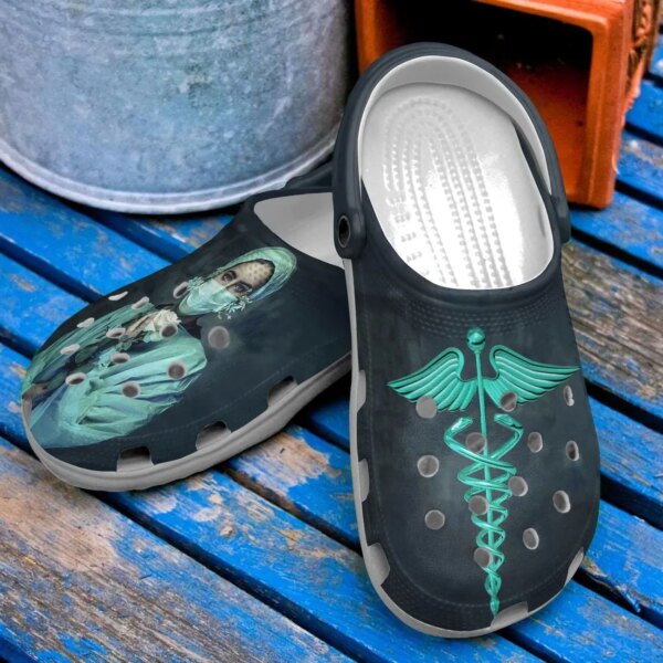 Nurse Personalized Clog Custom Crocs Comfortablefashion Style Comfortable For Women Men Kid Print 3D Fancy Nurse