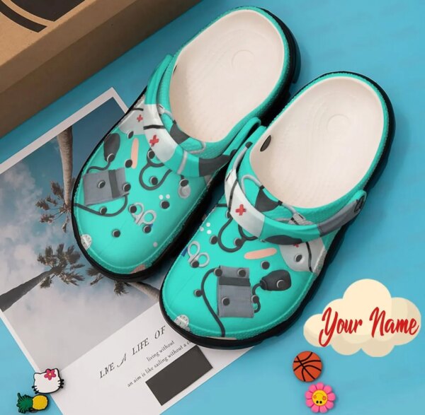 Nurse Personalized Clog Custom Crocs Comfortablefashion Style Comfortable For Women Men Kid Print 3D I Am A Nurse