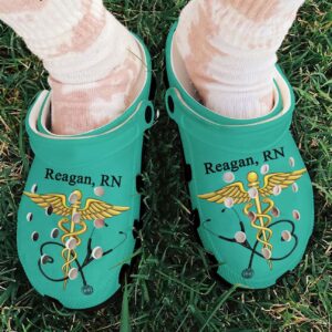 Nurse Personalized Clog Custom Crocs Comfortablefashion Style Comfortable For Women Men Kid Print 3D Nurse Symbols