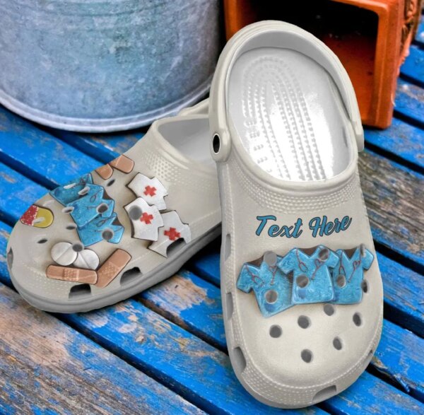 Nurse Personalized Clog Custom Crocs Comfortablefashion Style Comfortable For Women Men Kid Print 3D Nursing On