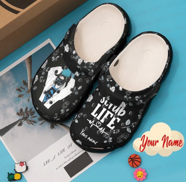 Nurse Personalized Clog Custom Crocs Comfortablefashion Style Comfortable For Women Men Kid Print 3D Scrub Life