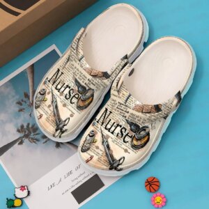 Nurse Personalized Clog Custom Crocs Comfortablefashion Style Comfortable For Women Men Kid Print 3D Vinatge Nurse