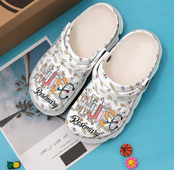 Nurse Personalized Love To Be A V2 Sku 1640 Crocs Crocband Clog Comfortable For Mens Womens Classic Clog Water Shoes