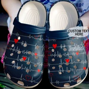 Nurse Personalized Proud Sku 1644 Crocs Crocband Clog Comfortable For Mens Womens Classic Clog Water Shoes