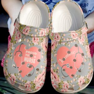 Nurse Personalized Proud To Be A Sku 1703 Crocs Clog Clog Shoes