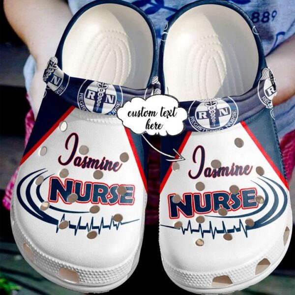 Nurse Personalized Symbols Sku 1702 Crocs Crocband Clog Comfortable For Mens Womens Classic Clog Water Shoes