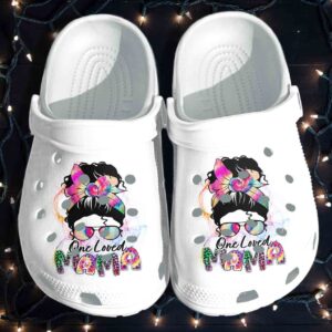 One Loved Mama Shoes Crocs Clog Clog Birthday Gift For Woman Girl Mom Daughter