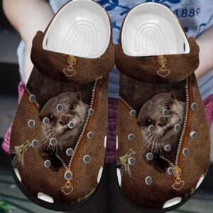 Otter Personalized Clog Custom Crocs Comfortablefashion Style Comfortable For Women Men Kid Print 3D Cute