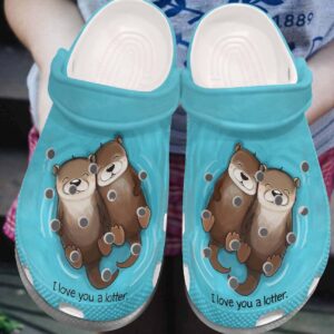 Otter Personalized Clog Custom Crocs Comfortablefashion Style Comfortable For Women Men Kid Print 3D Cute Otters