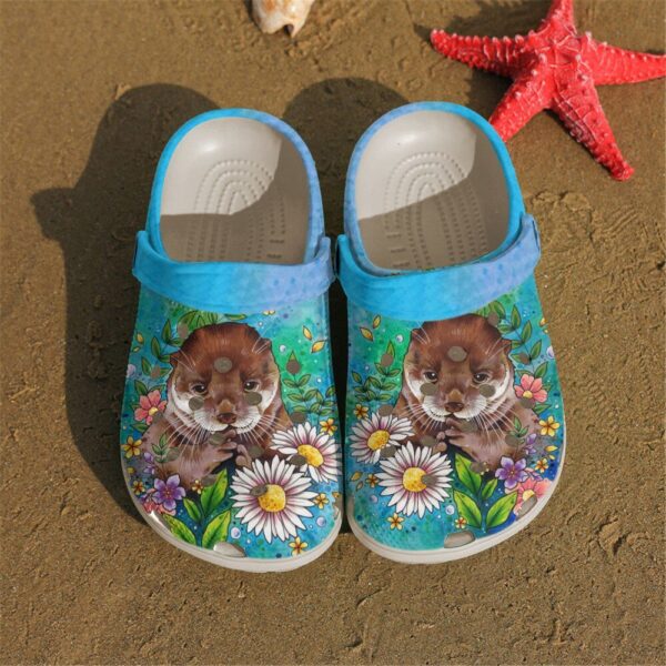 Otter Personalized Clog Custom Crocs Comfortablefashion Style Comfortable For Women Men Kid Print 3D Cutie Otter