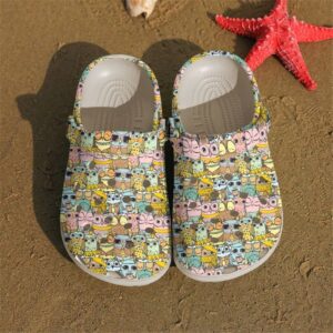 Owl Cute Owls Pattern Sku 1731 Crocs Crocband Clog Comfortable For Mens Womens Classic Clog Water Shoes