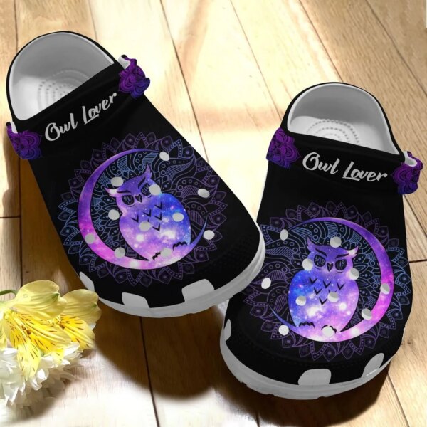 Owl Personalize Clog Custom Crocs Fashionstyle Comfortable For Women Men Kid Print 3D Just An Owl Lover