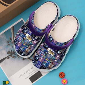 Owl Personalized Clog Custom Crocs Comfortablefashion Style Comfortable For Women Men Kid Print 3D Owl Aholics