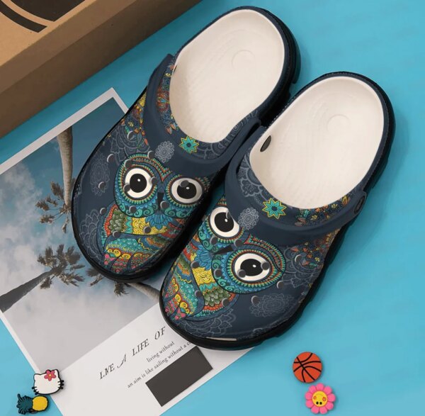 Owl Personalized Clog Custom Crocs Comfortablefashion Style Comfortable For Women Men Kid Print 3D Wild Dream