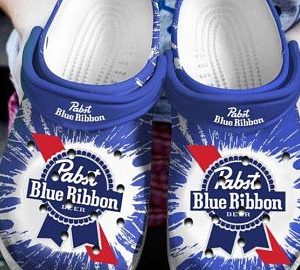 Pabst Blue Ribbon Crocs Crocband Clog Clog Comfortable For Mens And Womens Classic Clog Water Shoes Comfortable
