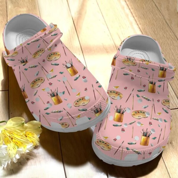 Painting Personalize Clog Custom Crocs Fashionstyle Comfortable For Women Men Kid Print 3D Whitesole Painting Passion