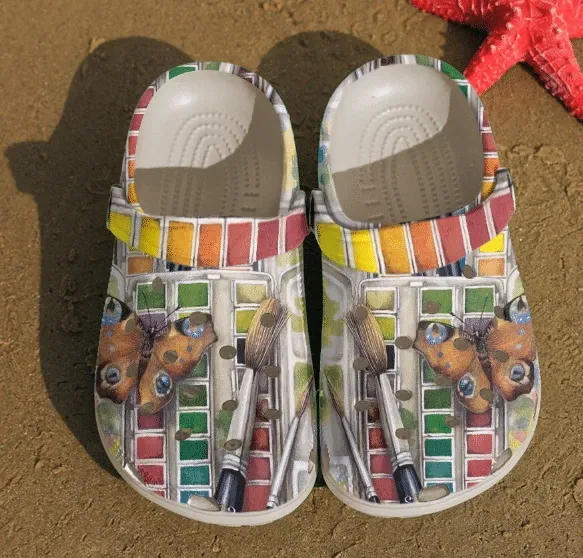 Painting Personalized Clog Custom Crocs Comfortablefashion Style Comfortable For Women Men Kid Print 3D Color Palette
