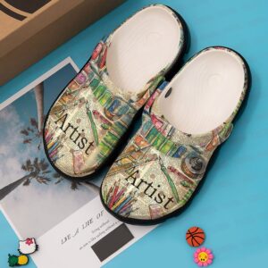 Painting Personalized Clog Custom Crocs Comfortablefashion Style Comfortable For Women Men Kid Print 3D Vinatge Artist