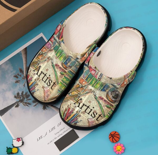 Painting Personalized Clog Custom Crocs Comfortablefashion Style Comfortable For Women Men Kid Print 3D Vinatge Artist